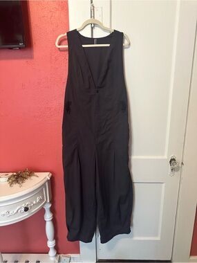 FP Movement Elevate Me Black V-Neck Jumpsuit